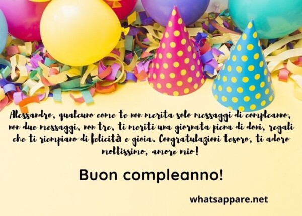 Buon compleanno Alessandro – immagine di buon compleanno n. 50