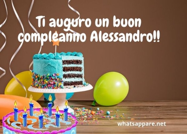 Buon compleanno Alessandro – immagine di buon compleanno n. 51