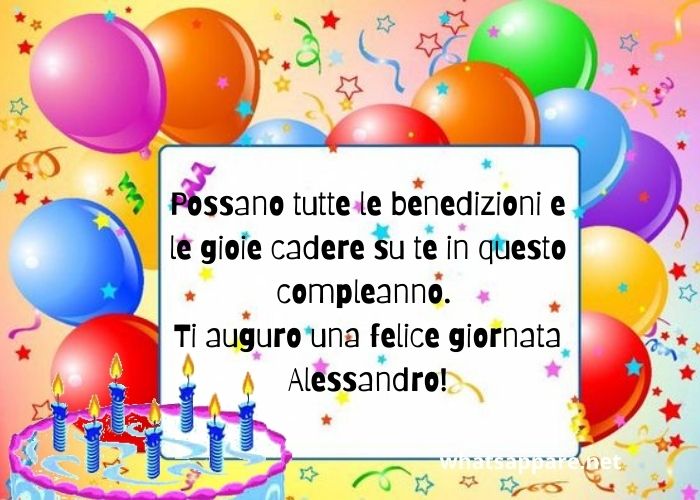 Buon compleanno Alessandro – immagine di buon compleanno n. 53