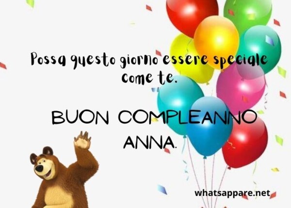Auguri Di Buon Compleanno Anna – immagine di buon compleanno n. 172