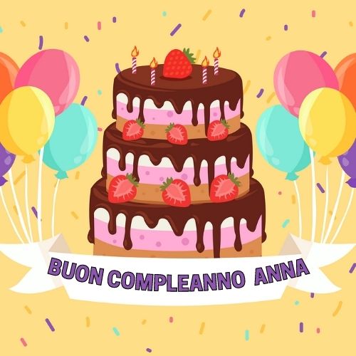 Auguri Di Buon Compleanno Anna – immagine di buon compleanno n. 123