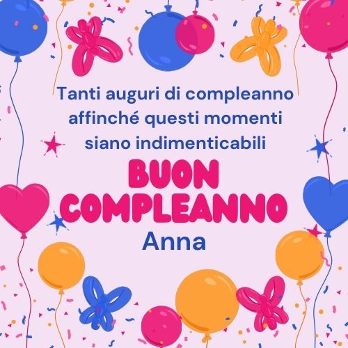 Auguri Di Buon Compleanno Anna – immagine di buon compleanno n. 126