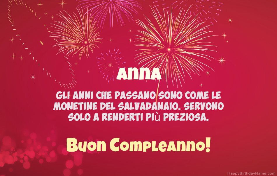 Auguri Di Buon Compleanno Anna – immagine di buon compleanno n. 149