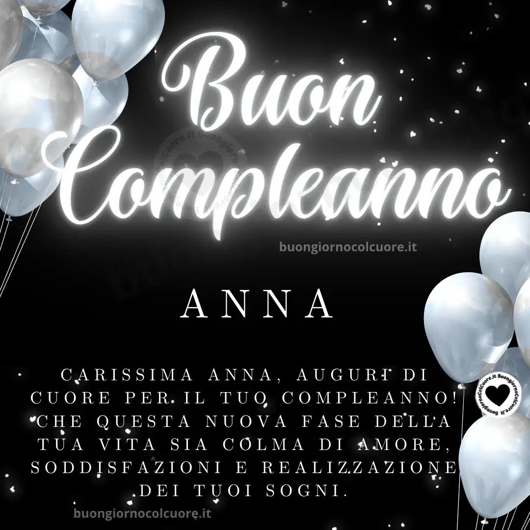 Auguri Di Buon Compleanno Anna – immagine di buon compleanno n. 109