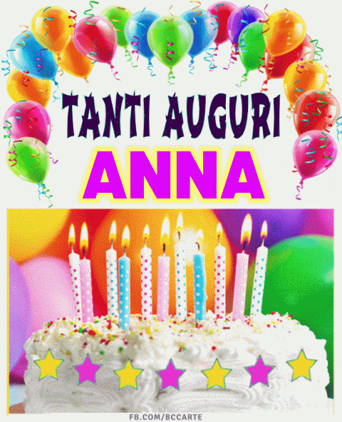 Auguri Di Buon Compleanno Anna – GIF di buon compleanno n. 42