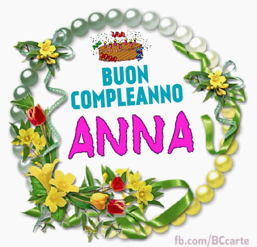 Auguri Di Buon Compleanno Anna – GIF di buon compleanno n. 47