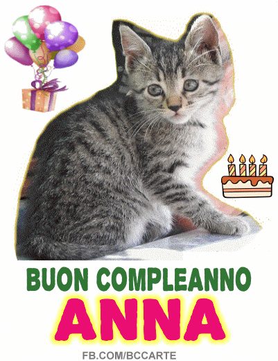 Auguri Di Buon Compleanno Anna – GIF di buon compleanno n. 40