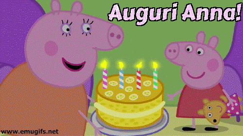 Auguri Di Buon Compleanno Anna – GIF di buon compleanno n. 54