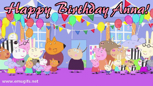 Auguri Di Buon Compleanno Anna – GIF di buon compleanno n. 57