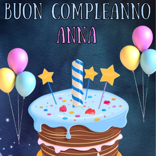 Auguri Di Buon Compleanno Anna – immagine di buon compleanno n. 129