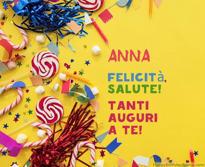 Auguri Di Buon Compleanno Anna – immagine di buon compleanno n. 135