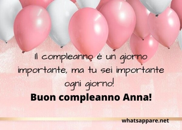 Auguri Di Buon Compleanno Anna – immagine di buon compleanno n. 164