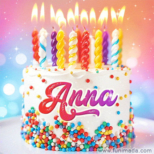 Auguri Di Buon Compleanno Anna – GIF di buon compleanno n. 77