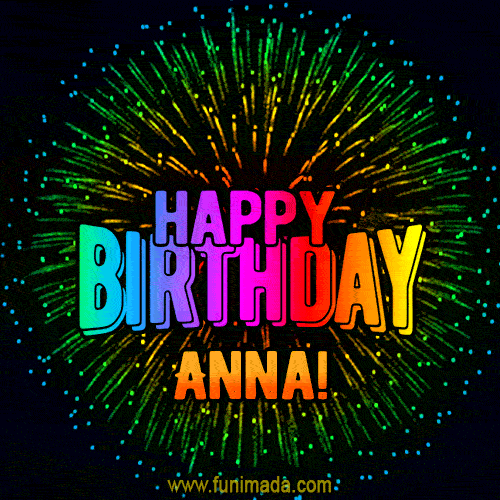 Auguri Di Buon Compleanno Anna – GIF di buon compleanno n. 79