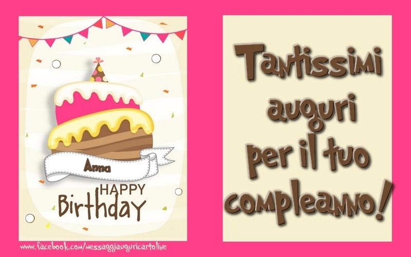 Auguri Di Buon Compleanno Anna – immagine di buon compleanno n. 184