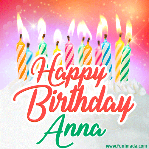 Auguri Di Buon Compleanno Anna – GIF di buon compleanno n. 65