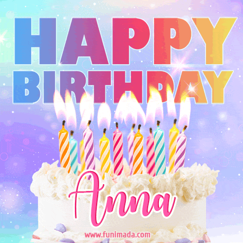 Auguri Di Buon Compleanno Anna – GIF di buon compleanno n. 71