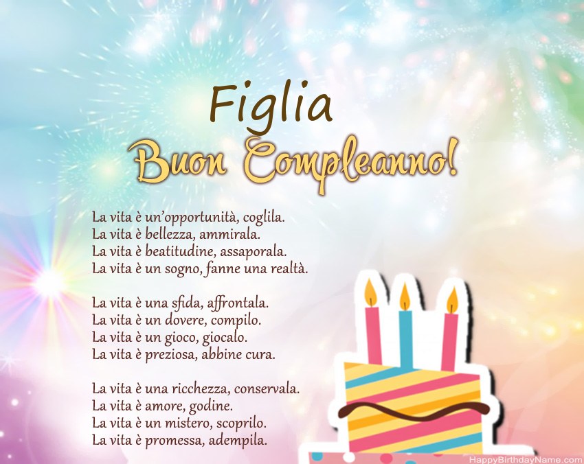Bellissima lettera di buon compleanno per la figlia di 4 anni – immagine di buon compleanno n. 11