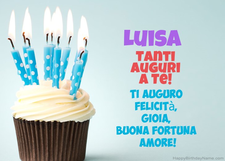 Buon compleanno Luisa – immagine di buon compleanno n. 105