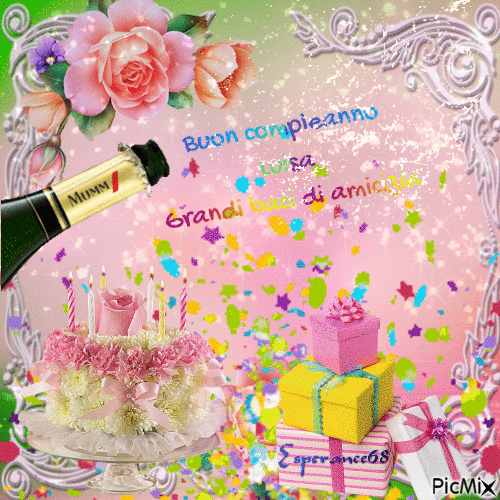 Buon compleanno Luisa – GIF di buon compleanno n. 34