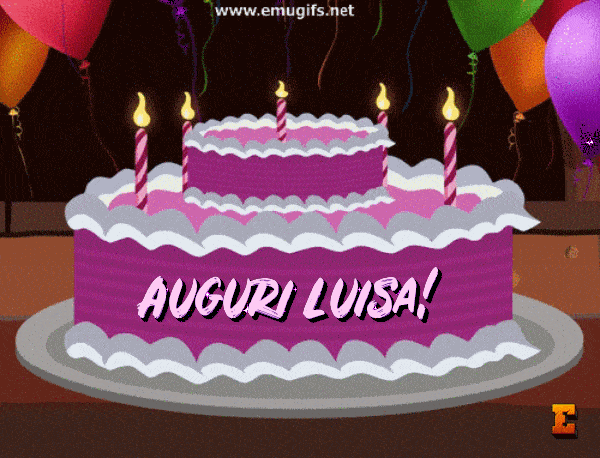 Buon compleanno Luisa – GIF di buon compleanno n. 50