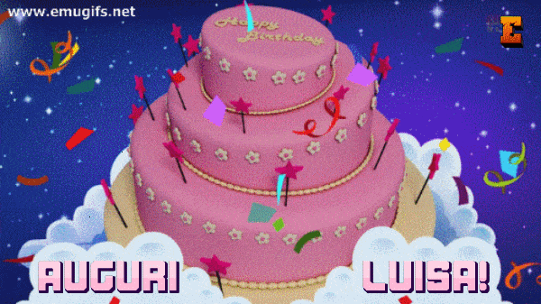 Buon compleanno Luisa – GIF di buon compleanno n. 51