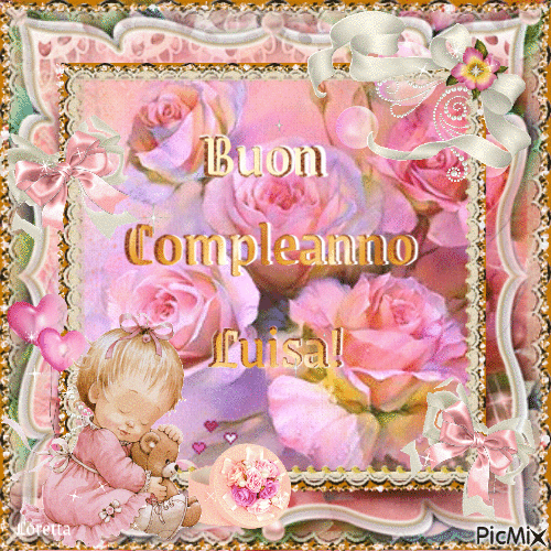 Buon compleanno Luisa – GIF di buon compleanno n. 35