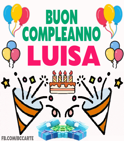 Buon compleanno Luisa – GIF di buon compleanno n. 55