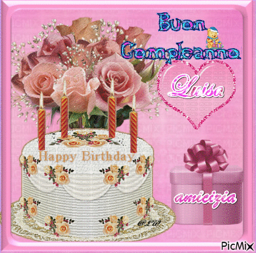 Buon compleanno Luisa – GIF di buon compleanno n. 36