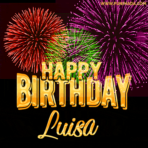 Buon compleanno Luisa – GIF di buon compleanno n. 40
