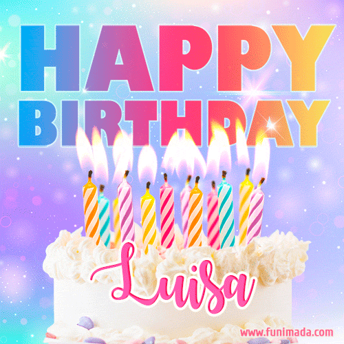 Buon compleanno Luisa – GIF di buon compleanno n. 42