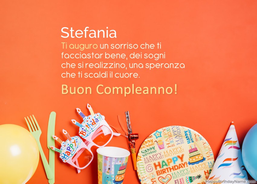 Buon compleanno Stefania – immagine di buon compleanno n. 34