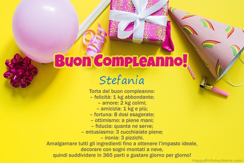 Buon compleanno Stefania – immagine di buon compleanno n. 39