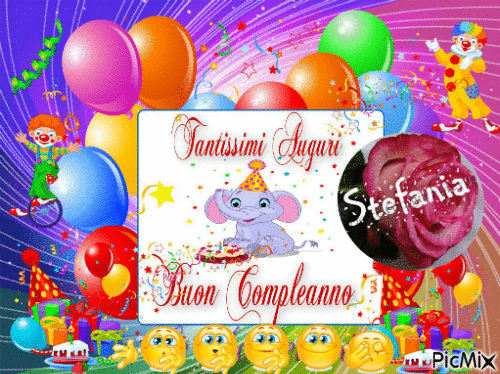 Buon compleanno Stefania – GIF di buon compleanno n. 3