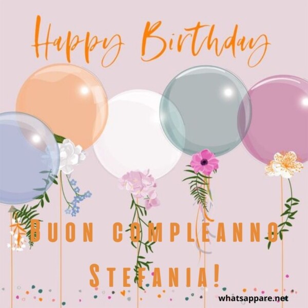 Buon compleanno Stefania – immagine di buon compleanno n. 54