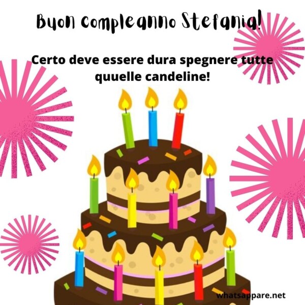 Buon compleanno Stefania – immagine di buon compleanno n. 55